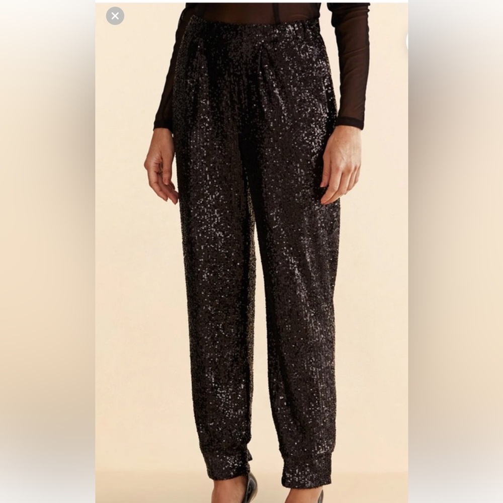 Farm Rio Sequin Pants - Picture 2 of 6